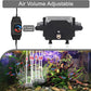 AquaMiracle 6/8/16W Quiet Fish Tank Air Pump 200/317/475GPH High Pressure Aquarium Air Pump Commercial Air Pump Pond Aerator Bubbler Hydroponics Air Pump
