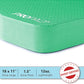 Thick Kneeling Pads, Garden Kneeler for Gardening, Bath Kneeler for Baby Bath, Kneeling Mat for Yoga, Knee Pad for Work, Floor Foam Pad, Extra Large (XL) 18 x 11 x 1.5 Inches, Green (Pack of 2)