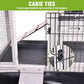 Bunny Playpen Indoor & Outdoor, Rabbit Playpen with Waterproof Liner, Extension Guinea Pig Cages for Small Animals (Playpen Only)