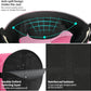 Horse Feed Bag 2 Pcs, Mesh Feed Bags for Horses, Muzzle Feedbag for Feeding Grain, Anti-Spill Design Feeder, Soft Neck Pad Nose Pad, Breathable and Universal Fit (Pink, Pack of 2)