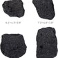 6-8 Inches Large Natural Black Lava Rock 4 PCS Aquarium Rocks for Aquascaping, Aquarium Landscaping, Terrariums, Fish Tank Decoration, Vivariums, Paludarium, Reptile and Amphibian Enclosures