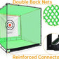 Golf Practice Hitting Nets for Backyard Driving Indoor Use Heavy Duty Practice Golf Driving Nets for Backyard Premium Portable Golf Impact Nets Cages with Frame