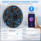Music Boxing Machine, Bluetooth Music Punching Machine with Gloves, Electronic LED Boxing Training Equipment Wall Mounted, 9 Modes & 9 Speeds, Boxing Target for Home, Office, Gym