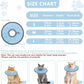 Lightweight Cat Cone Collar Soft, Soft Comfortable Cat Recovery Collar After Surgery, Elizabethan E Collar for Cats, Cone for Cats to Stop Licking (Baby Blue, Large)
