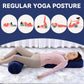 ROYALAY 2 Pcs Yoga Bolster Pillow for Restorative Yoga, Rectangular and Cylinder Meditation Pillow Set with Carrying Handles, Supportive Cushion for Exercise Workout Stretching Meditation,Dark Blue