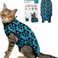Bellyguard Cat Recovery Suit Female and Male, Comfy Onesie After Surgery, Kitten Clothes for Post-Op Care, Neuter and Spay Healing Outfits for Cats Only – Comfortable Kitten and Adult Cone Alternative