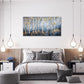 Large White Birch Wall Art Forest Golden Leaves Canvas Living Room Nature Landscape Pictures Framed Prints Oversize Wall Decor Painting Artwork for Bedroom Dining Home 60"x30"