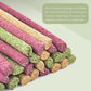 ERKOON Timothy Hay Sticks,Rabbit Chew Toys for Teeth Natural Molar Sticks Rabbits Treats for Bunnies, Chinchilla Guinea Pigs, Gerbil, Hamster (25 Pcs)