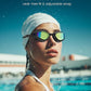 Swimming Goggles, No Leaking Swim Pool Goggles for Adults with Fog-Resistant, UV-Blocking Lenses for Men Women Youth