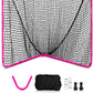 Velocity - Lacrosse Goal - Portable Steel Frame with Black Net, Perfect for Youth and Adult Training, Backyard Design