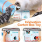 Migipaws Cat Toys, Interactive Cat Toy for Indoor Cats,Upgraded Moving Shadow of Butterfly Feather Project on Cat Tunnel, Cardboard Box Toys, Rechargeable 2.0