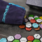 The Strategic Trivia Board Game – 1500 Questions, 6 Categories, 65 Hexagon Tiles, Premium Bag – Fun, Quick to Learn, Perfect for Game Nights, Families & Parties