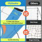 Portable Outdoor Volleyball Net Set for Backyard Beach with Adjustable Poles, Soft PU Volleyball & Pump, Carry Bag and Durable Anti-Sagging Net