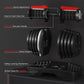 Yaheetech Adjustable Dumbbell Set 28/40/52.5/90LBS Adjustable Dumbbells Fast Adjust Dumbbell Weight Set with Anti-Slip Handle and Tray for Men/Women Home Gym Strength Training Equipment Single/Pair