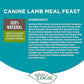 NATURE'S LOGIC Dry Dog Food - 100% Natural - No Synthetics - for All Ages, Sizes, Breeds - Free from Common Allergens, High Protein - Lamb Meal Feast, 13lbs