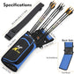 SUNYA X510 Field & Competition Hip Arrow Quiver | 3-Slot Noise-Free Archery Quiver with Sturdy Storage System (42x18cm)