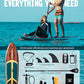 11' Inflatable Stand Up Paddle Board – Extra Wide SUP for Adults & Kids of All Skill Levels, Stable Paddleboard with Pump, Fins, Backpack, Accessories & Waterproof Phone Pouch
