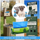 Harloon 6000 Counts Dog Poop Waste Bags 30 Rolls Extra Thick Strong Leak PET Proof Bags Disposable Bulk Universal Doggy Roll Waste Box for Puppy Outdoor Walking Travel(Bule,12 x 8 Inches)