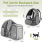 Expandable Cat Backpack,Cat Bubble Backpack Carrier for Carrying Cats, Pets and Small Dogs,Airline-Approved,Designed for Travel, Hiking, Walking,Car （Grey