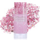 Pink Hair Glitter Stick, Chunky Sequins Body Face Glitter Singer Concert Outfits for Women,Body Paint for Kids,Waterproof Shimmer Rave Music Festival Accessories for Parties & Events