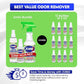 ZORBX Unscented Odor Eliminator for Strong Odor 16 Oz + 7.5 Oz + 2 Oz - Used in Hospitals & Healthcare Facilities - Advanced Formula, Fast-Acting Odor Remover Spray for Dog, Cat, House & Carpet