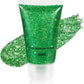 Mysense Green Body Glitter Gel,St Patricks Day Outfit Accessories for Women Girls,Chunky Mermaid Glitter Sequins for Face Eye Hair Decorations,Festival Rave Sparkling Glitter Makeup,30g