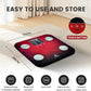 EILISON Highly Advance 2-in-1 Digital & Analog Weighing Scale for Body Weight-400lbs, 4 High Precison GX Sensor Accurate, Thick Tempered Glass, Extra Large Display (red) (Smart Red)