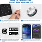 Smart Ring for Women Men - Titanium Health Fitness Tracker Ring with Heart Rate, Step Counting, Calories, Sleep & Stress Monitor for iPhone and Android, No Subscription Fee (Sliver, 9)