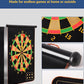 BATURU Magnetic Dart Board for Kids, Teens, and Adults — Double-Sided Dart Board Game with Strong Magnetic Darts, Roll-Up Portable Design, Gifts for Teen Boys, Family Parties, Camping, and Birthdays