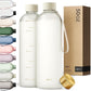 KIVY Slim Water Bottle 50oz [Lightweight & Shatterproof] - Reusable Tritan Water Bottle - Leak Proof Water Bottle for Women & Men - No Spill - Dishwasher Safe - BPA Free
