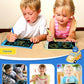 TEKFUN 2 Pack LCD Writing Tablet with Pen Cord, 8.5in Erasable Doodle Board Mess Free Drawing Pad for Kids, Car Trip Educational Toys Birthday for 3 4 5 6 7 Girls Boys (Blue*Green)