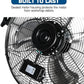 BILT HARD 20 inch Industrial Wall Fan, 4600 CFM, 3-Speeds High Velocity Wall Mount Fan with Sealed Motor, 2 Pack