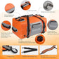 150L Waterproof Duffel Bag Travel Dry Bag, Large Capacity, Adjustable Thickened Straps and Handles, Zip Closure, Air Valve, Keep Equipment Safe, Suitable for Boating Rafting Orange