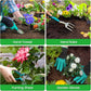 Garden Tool Set 9 PCS, Heavy Duty Gardening Hand Tools for Women, Durability Garden Tool Bag, Rust-Proof Aluminum Gardening Supplies, Ideal Gifts for Women and Men