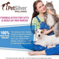 PetSilver Immune Support - Promotes Respiratory Health in Cats & Dogs, Sinus & Kennel Cough Treatment, Natural Antibiotic, Allergy Relief, Chelated Silver Formula, Easy-to-Use Dropper, USA - 2 fl oz