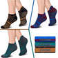 Hylaea Unisex Non Slip Socks with Grip for Yoga, Hospital, Pilates, Barre | Ankle, Cushioned