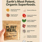 Plant Meal Replacement Shake - Vanilla - 25g of Plant Based Vegan Protein Powder, 76+ Organic Superfoods, Vitamins & Minerals, Mushrooms, Super Greens, Digestive Enzymes & Probiotics - 1 Serving