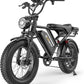 500W/750W Fat Tire Electric Dirt Bike for Adults, 48V 13.5AH/18AH Removable Battery 16"/20" Electric Motorcycle Ebikes with 31MPH Top Speed, 40-70 Miles Range, Full Suspension