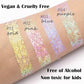 Light Purple Face Glitter Gel,Mermaid Body Glitter Gel,Singer Concerts Music Festival Rave Accessories,Self-Adhesive Sequins Glitter Body Hair Makeup,Sparkling Chunky for Women(Purple),53ML