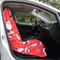 Car Seat Cover Protector Front Seats,for Gym Workout,Running,Swimming,Beach and Hiking,Waterproof Sweat Towel Bucket Seat Covers for Cars SUV Trucks (Santa Claus, 1Pcs)