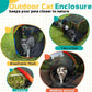 LUCKITTY Outdoor Rainbow Cat Enclosures Playground,Outside House for Indoor Cats Include Portable Tent, 3 Way with 2 Cube Tunnel, for Kitty and Small Animals,Within Storage Bag