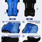 Kids Soccer Shin Guards and Socks Toddler Soccer Shin Pads Protective Defender Gear for 3-15 Years Old Youth Boys Girls