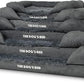The Dog’s Bed, Medium Grey Faux Fur 30x23.5, Memory Foam, Pain Relief: Arthritis, Hip & Elbow Dysplasia, Post Surgery, Lameness, Supportive, Calming, Washable Cover, Veterinary Approved