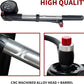 BV Mini Bike Pump Portable Frame Pump, Shock Pump for Bike Shock, Air Ball Pump Inflator with Ball Pump Needles, Mini Pump Fits Presta & Schrader- Smart Valve