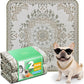 FXW Washable Pee Pads for Dogs, Puppy Pads with Super Absorbent, Specifically Designed for Potty Training, 35" Square, Boho, 2 Packs
