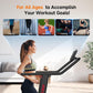 RUNOW Curved Treadmill with 4 Resistance Levels Non Motorized Manual Treadmill with LCD Display,Self Generated Air Runner for Home & Commercial Use 450LBS Capacity
