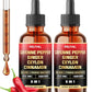 8in1 Cayenne Pepper Liquid Drops with Ginger, Ceylon Cinnamon, Turmeric Curcumin, Berberine - Digestion, Circulatory Heath Support - 2 Packs of 30ml