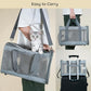 BELLA & PAL Cat Carrier Travel Bag, Airline Approved Lightweight Cat Carrier, Soft Sided Pet Carrier for Puppy Dogs Up to 18lbs, Collapsible Kitten Bag with Removable Waterproof Mat, Ventilated Mesh