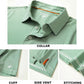 Mens Golf Shirt Moisture Wicking Dry Fit Performance Sport Short Sleeve Striped Golf Polo Shirts for Men
