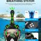 VGKE Full Face Snorkel Mask for Adults, 180 Degree HD Panoramic View Snorkeling Gear with Waterproof Phone Pouch, Anti-Leak & Anti-Fog, Breathe Freely Suitable for Men/Women